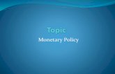 Monetary Policy theoritical