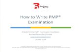 How to write pmp examinations
