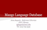 Mango Language Database Presentation