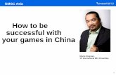 Mobile Game Asia 2015 Bangkok: How To Be Succesful With Your Games In China