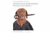 Animal Law in South Carolina - Piecing It All Together