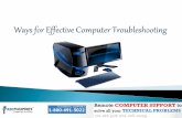 Ways for Effective Computer Troubleshooting