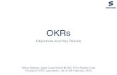 OKRs: Objectives and Key Results, the basics
