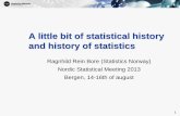 Åpningssesjon: A little bit of statistical history