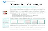 Time Intelligence for Change Management Organisations