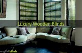 Luxury Wooden Blinds by English Blinds