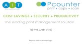 Pcounter Print Management - Overview