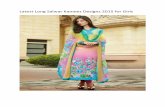 Latest Long Salwar Kameez Designs 2015 for Girls.
