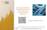 Insight Report: Best Practice in the Reward Credit Card Sector