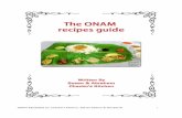 The Onam Recipes