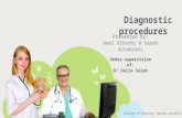Nursing prossuders (pre/post interventions)