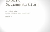 Aligned export documents