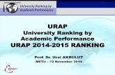 Urap 2014 2015 world ranking and urap tr presentation nov 12 2014 sa (1)