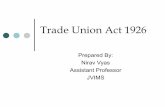 11 trade union act 1926