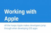 Working with Apple while developing apps