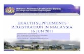 Health Supplements Registration in Malaysia