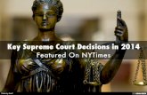 Key Supreme Court Decisions in 2014
