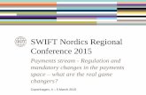 Payments stream - Regulation and mandatory changes