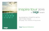 Sage Inspire Tour: Business Starts with Getting Paid