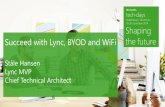 Succeed with #Lync BYOD and WiFi