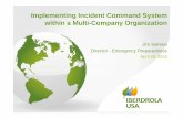 Emergency Preparedness - Implementing an Incident Command System within a Multi-Company Organization