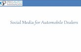 Social Media for Auto Dealers