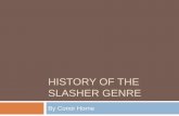 History of the slasher genre