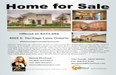 Diana Durham Ontario Home For Sale flyer