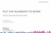 Put Numbers 2Work: Data-driven recruiting  (3B)