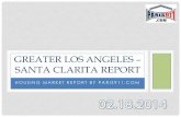 Los Angeles and Santa Clarita valley real estate housing market report