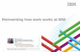 Reinventing how work works at IBM