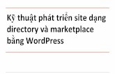 Kỹ thuật phát triển site dạng directory và marketplace bằng WordPress