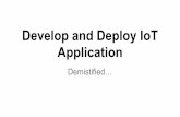 Cloud Conf 2015 - Develop and Deploy IOT Applications