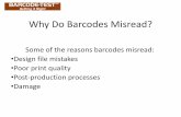 January 401 why do barcodes misread