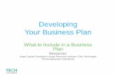 Developing Your Business Plan