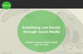 Amplifying Live Events through Social Media