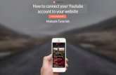 How to connect your youtube account to your website