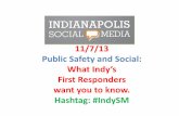 #IndySM: Public Safety and Social: What Indy's first responders want you to know