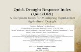 Quick Drought Response Index