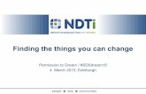 SDS in mental health: Finding things you can change