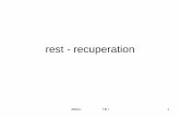 Theory of Buildings ARCH243 - VII - Rest-recuperation