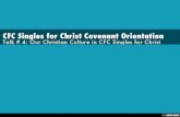 CFC Singles for Christ Covenant Orientation