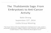 The  thalidomide saga
