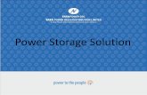 power storage solution