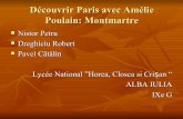 DNC Découvrir Paris avec Amélie Poulain