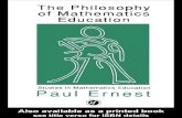 The Philosophy of mathematics education   2