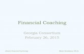 Financial coaching and financial therapy