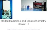 Chapter 19 Redox Reactions and Electrochemistry