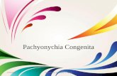 Pachyonychia congenita