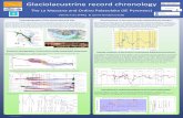 Glaciolacustrine record chronology (Poster IAG 2013)